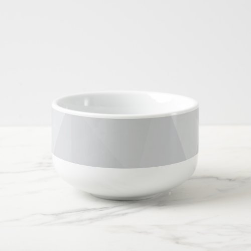 Simple white modern trendy cool illustration soup mug