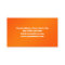 Simple White, Yellow & Orange Healthy Life Card