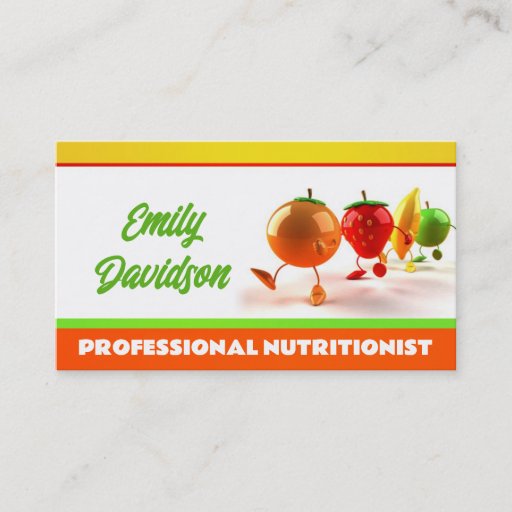 Customizable Healthy life  business card