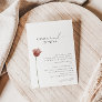 Simple Wildflower | Traditional Wedding Invitation