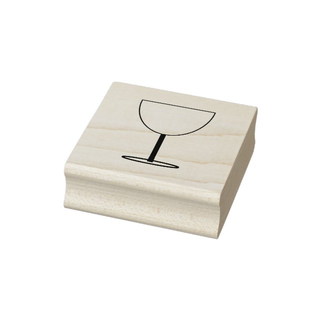 Simple Wine Glass Art Stamp (Stamp)