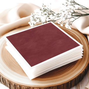 Simple Wine Red Color Editable Watercolor Napkins