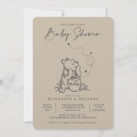 Simple Winnie the Pooh Baby Shower