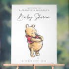 Simple Winnie the Pooh Baby Shower Welcome
