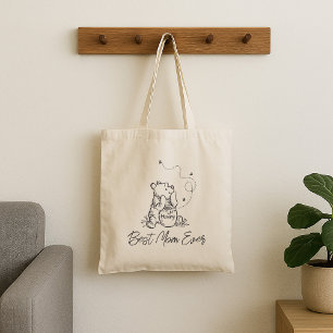 Simple Winnie the Pooh Best Mom Ever Tote Bag