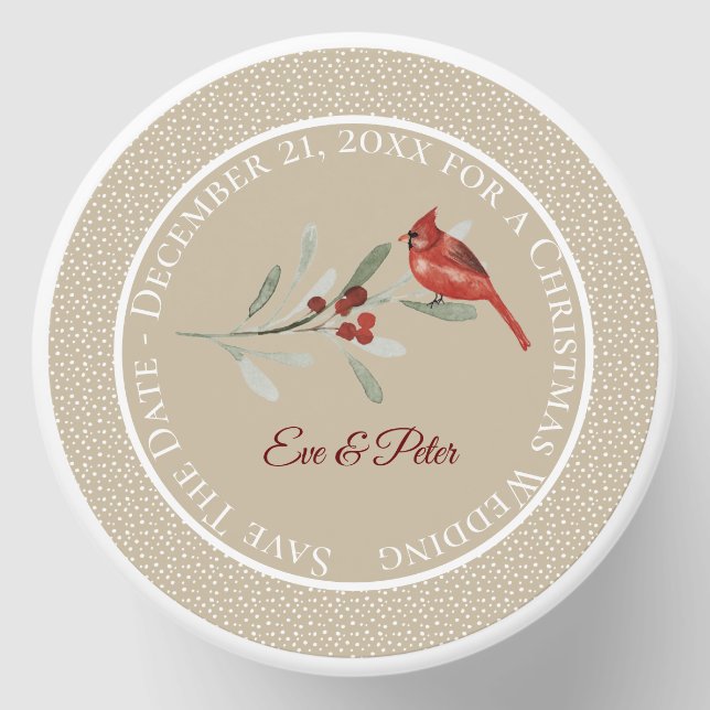 Simple Winters/Save the Date/Wedding Mini Candle Favors (Front)