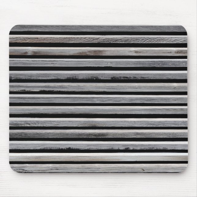 Simple Wood Stripe Pattern Mouse Pad (Front)