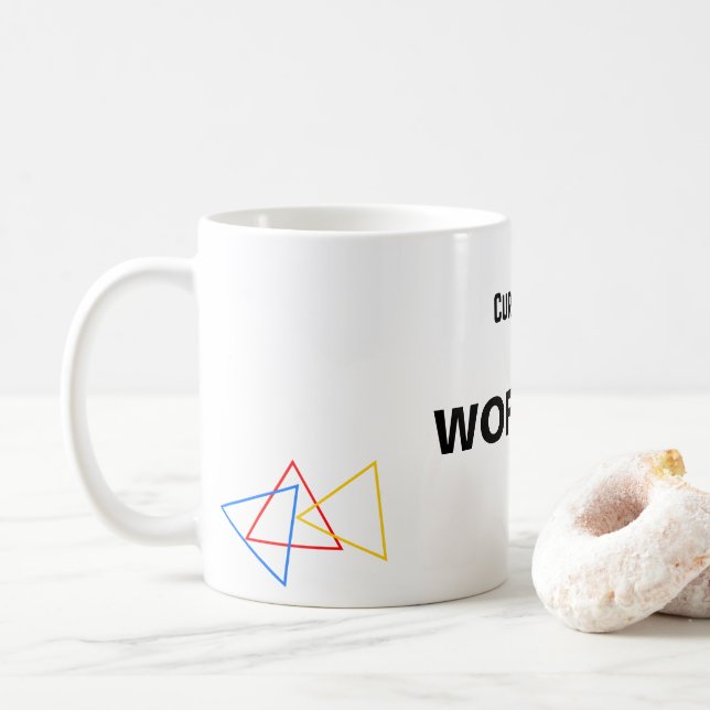 Simple Working Status Coffee Mug (With Donut)