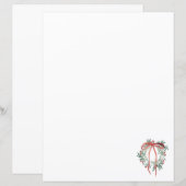 Simple Wreath Paper (Front/Back)