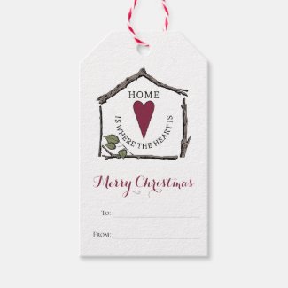 Simple Xmas Home is Where the Heart Is TO FROM