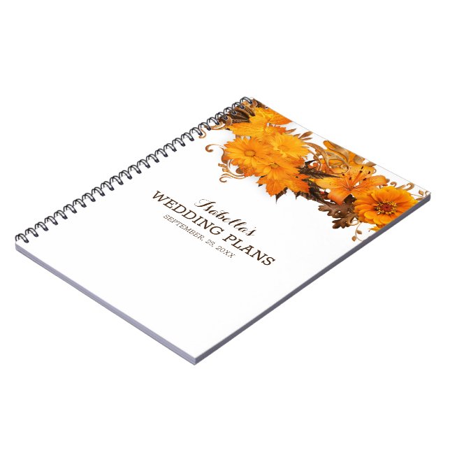 Simple Yellow Flowers Notebook (Left Side)