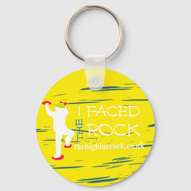 simple yellow keychain (Front)