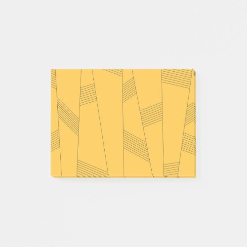 Simple yellow modern abstract graphic design post_it notes