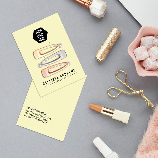 Simple Yellow Multiple Hair Clip Display Card (Creator Uploaded)