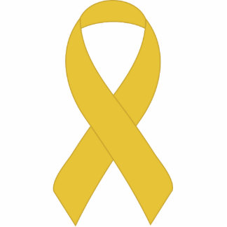 Simple Yellow Ribbon Statuette