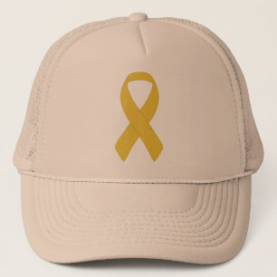 Simple Yellow Ribbon Trucker Hat