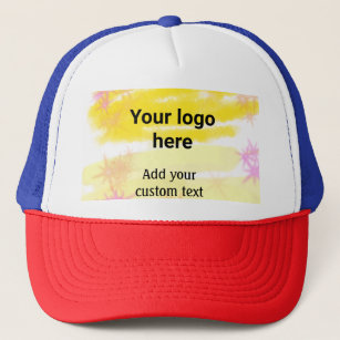 Watercolor Sublimation Trucker Hat