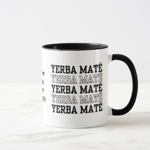 Simple YERBE MATE Make Time To Pray Custom Text Mug