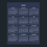 Simple Yet Elegant 2025 Calendar |  Poster<br><div class="desc">For further customization,  please click the "Customize" button and use our design tool to modify this template. If the options are available,  you may change text and image by simply clicking on "Edit/Remove Text or Image Here" and add your own. Thank you.</div>