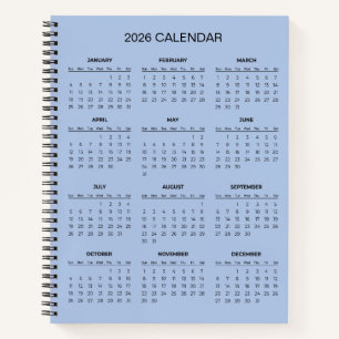 Simple Yet Elegant 2026 Calendar    Notebook