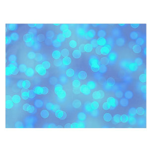 Simple yet Elegant Blue Teal Bokeh Background   Tablecloth