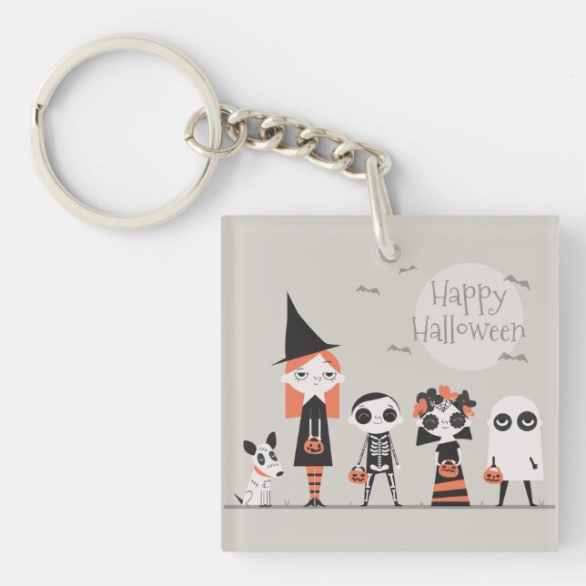 Simple yet Elegant Halloween | Keychain (Front)