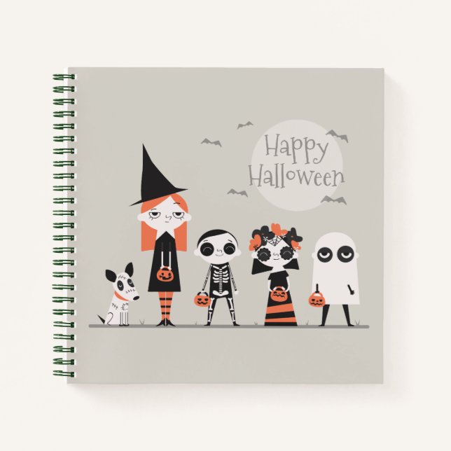 Simple yet Elegant Halloween | Notebook (Front)