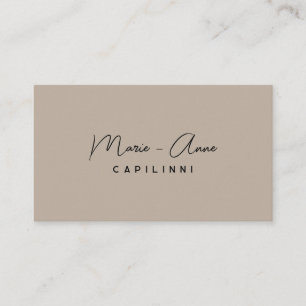 Simple Yet Elegant Modern Minimalist Design Business Card