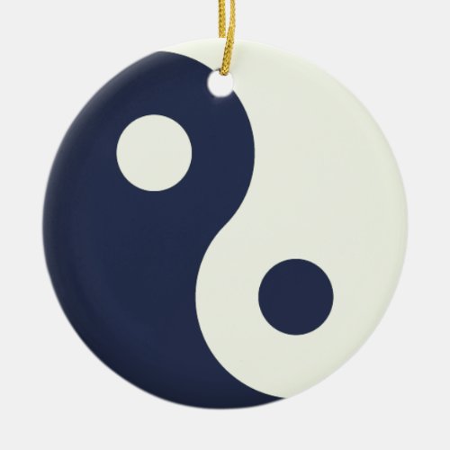Simple Yin_Yang Ceramic Ornament