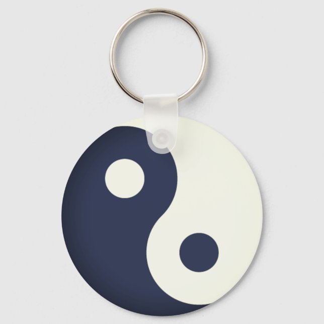Simple Yin-Yang Keychain (Front)