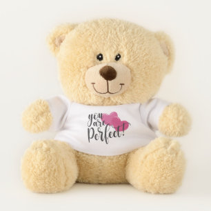 Simple You Are Perfect Valentine Teddy Bear