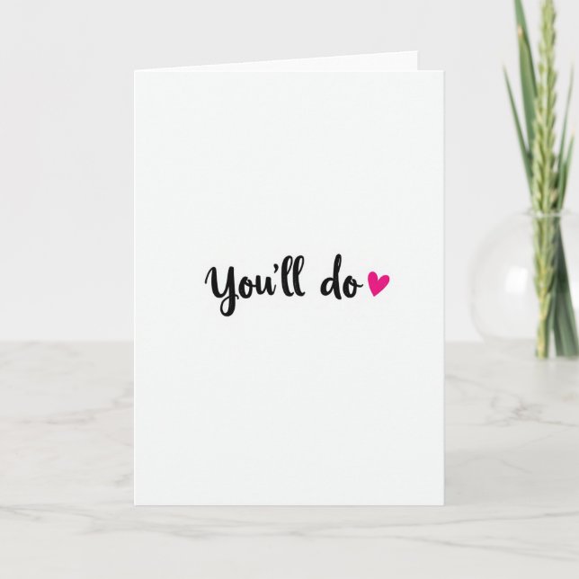 Simple You Will Do Card (Front)