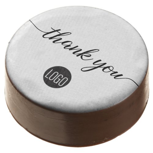 Simple Your Company Logo here Thank you Custom Chocolate Covered Oreo