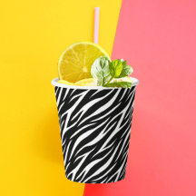 Simple Zebra Print Black White Cute Modern Pattern