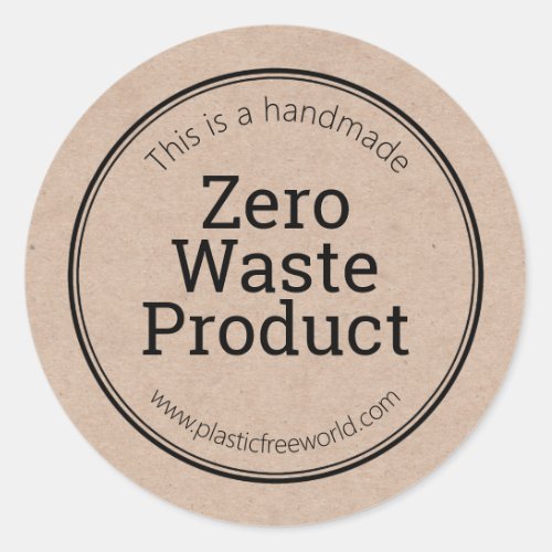Simple Zero Waste Product Labels