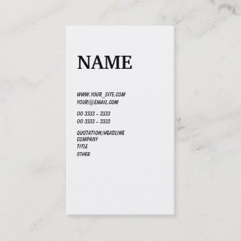Simples Business Card by RicardoArtes at Zazzle