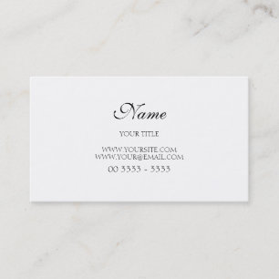 Simples e Elegante Business Card