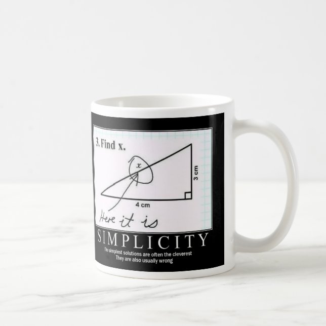 Simplicity: Coffee Mug (Right)