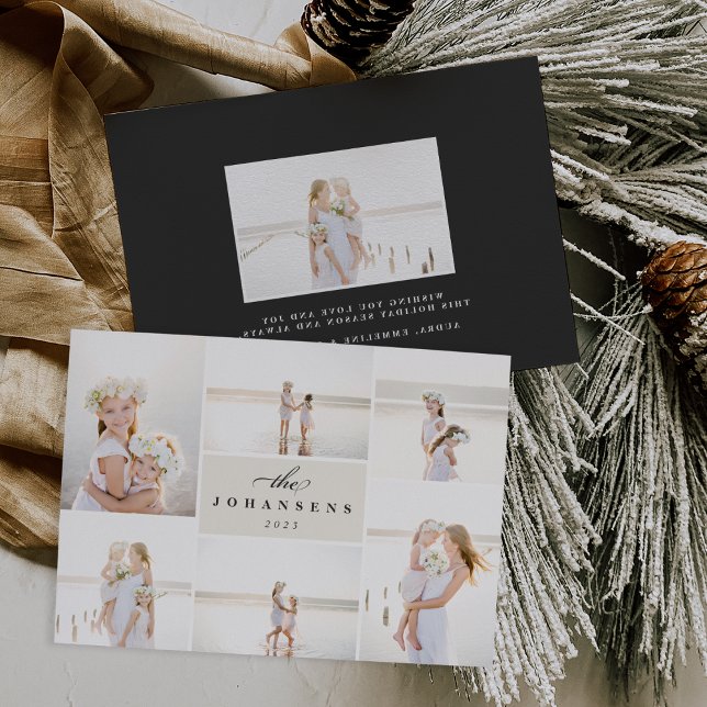 Simplicity | Holiday Photo Collage Card (Creator Uploaded)