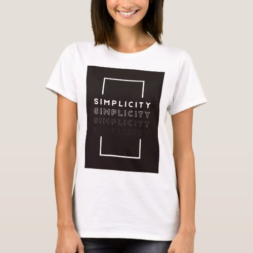 Simplicity New Designed T_Shirt