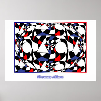 Simplicity of Color and Form Poster