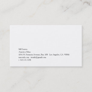 Simplicity VIII Business Card