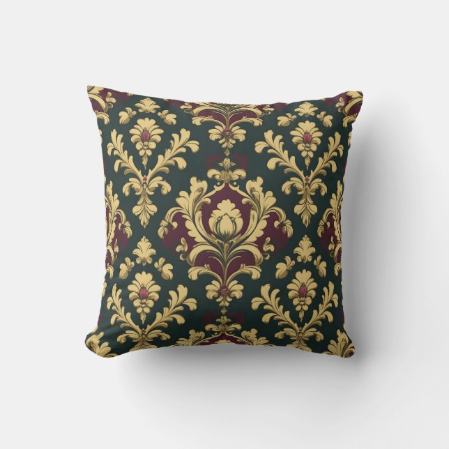 Simplicity Vintage Patterns 1950s Throw Pillow (Front)