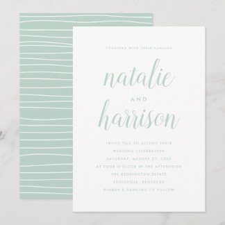 Simplicity | Wedding Invitation