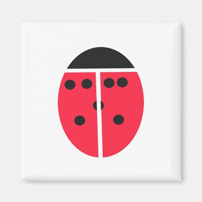 simplified ladybug magnet (Front)