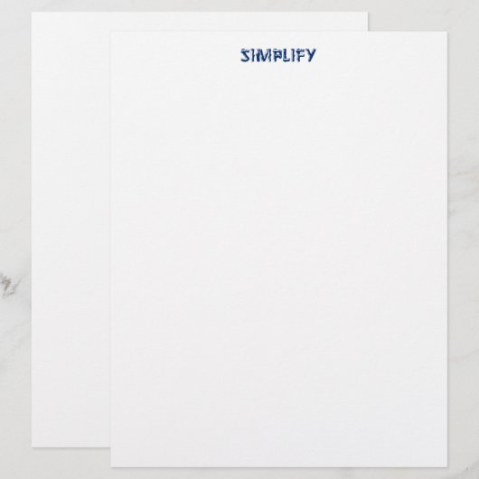 Simplify (Front/Back)