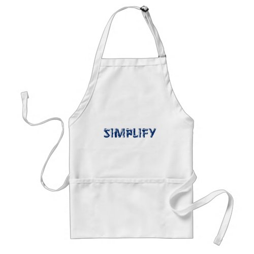 Simplify Adult Apron