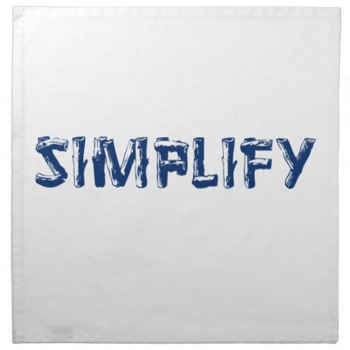 Simplify Cloth Napkin