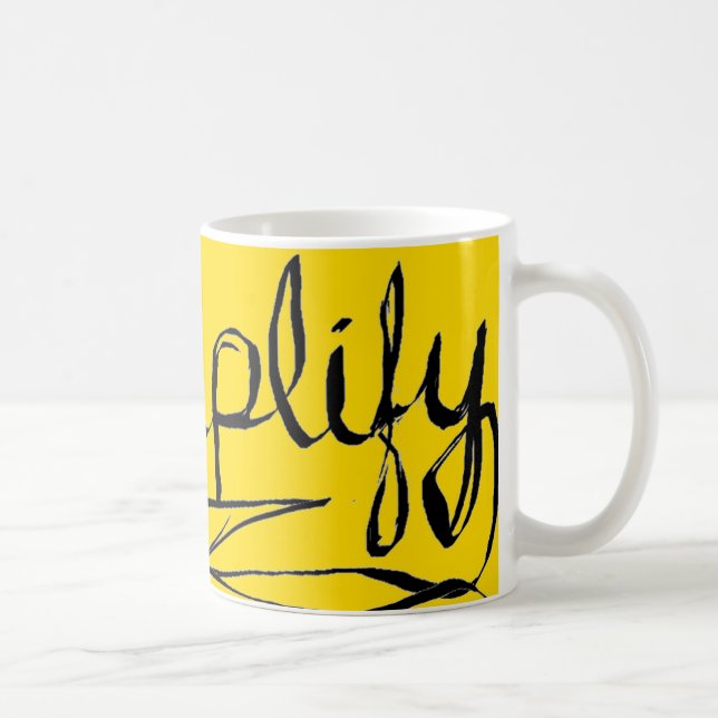 Simplify Coffee Mug (Right)