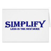 Simplify Less Is More (Front Horizontal)